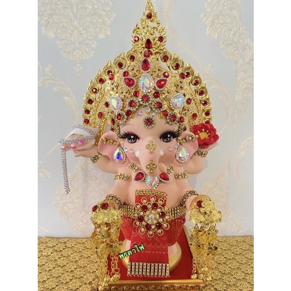 พระพิฆเนศปางประทานพร ขจัดปัญหาเจรจาค้าขายร่ำรวย โชคลาภ
