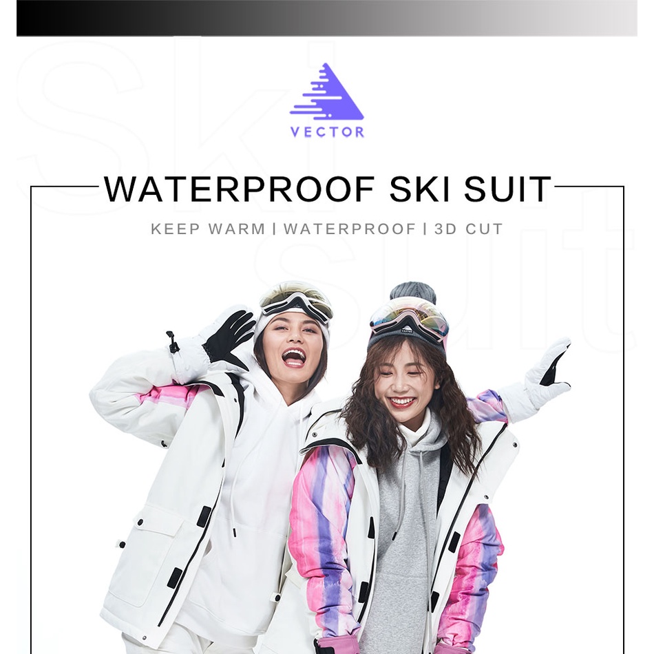 Extra Thick Men Women Ski Coat Jacket Pant Warm Windproof Waterproof Winter Outdoor Sports Snowboard Skiing Fashion Clot #4