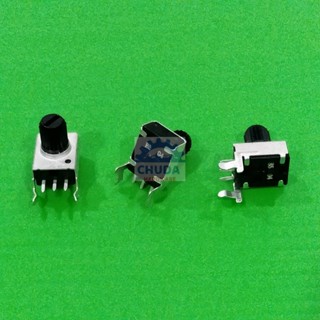 โพเทนชิโอมิเตอร์ Potentiometer วอลลุ่ม VR ปรับค่า RV09 Horizontal 3 ขา B102 ถึง B504 #RV09 แนวนอน 8.5mm (1 ตัว)