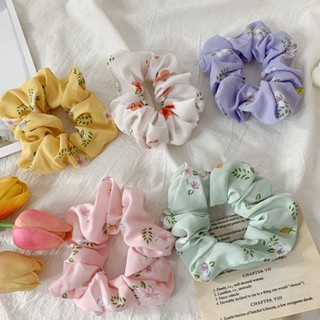 แฟชั่นสไตล์เกาหลีขนาดใหญ่ผมคุด Scrunchie ผูกผมหางม้าดอกไม้ยางยืดรัดผม