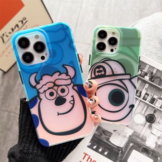 เคสแข็ง สำหรับ ไอโฟน iPhone 14 Pro Max 14 Plus iPhone 13 Pro Max iPhone 12 Pro Max iPhone 11 Fashion Cartoon Monsters University Mike &amp; Sulley Hard Case