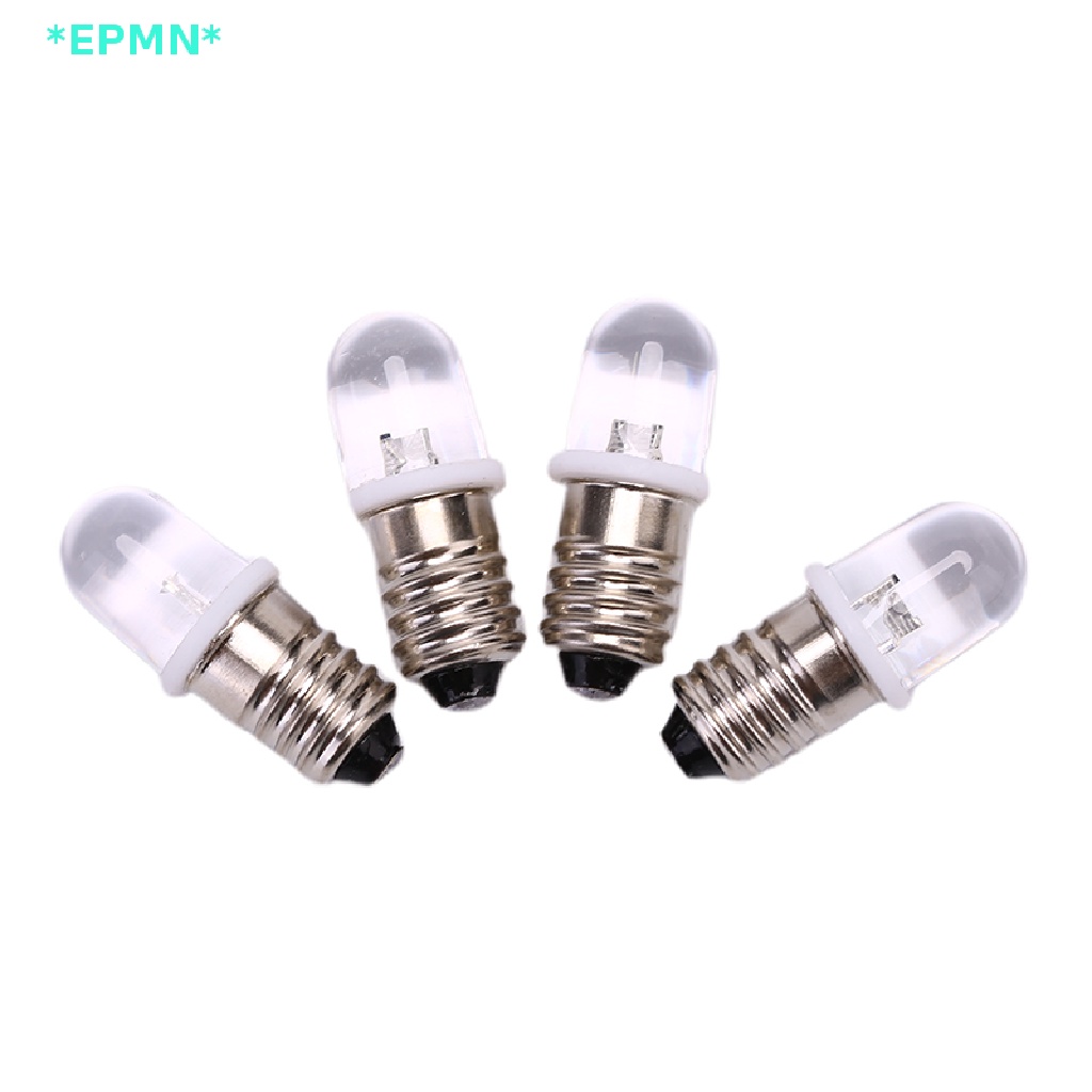 Epmn> ใหม่ หลอดไฟ Led E10 DC 3V 4.5V สําหรับไฟฉาย 5 ชิ้น