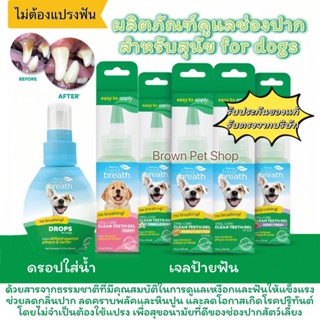 เจลหยอดฟันสำหรับสุนัข Fresh Breath Clean Teeth Gel เฟรชเบรธ คลีน เจลทำความสะอาดฟันสุนัข เจลป้ายฟันสุนัข ยาสีฟันหมา สุนัข