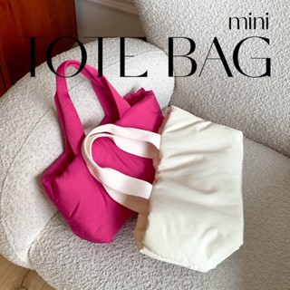 กระเป๋าถือรุ่น  mini tote bag กระเป๋าผ้าไนล่อน กระเป๋าสะพาย กระเป๋าสะพายผู้หญิง