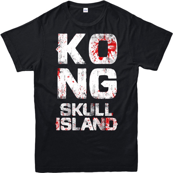 Kong Skull Island Blood Inspired Design เสื้อยืด