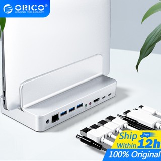 Orico ไมโครโฟนเสียง type-C เป็น HDMI RJ45 USB3.0-A สําหรับ macbook pro air(ANS6)