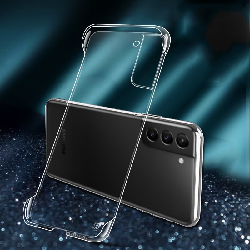 เคสโทรศัพท์มือถือแบบแข็ง ใส ไร้กรอบ บางมาก สําหรับ Samsung S22 Ultra S21 S23 Plus S20 FE S10 S9 Note 20 10