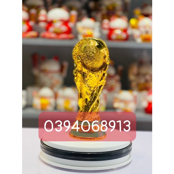 WC 2022 ถ้วยรางวัลฟุตบอล ขนาด 28ซม. (สวย)