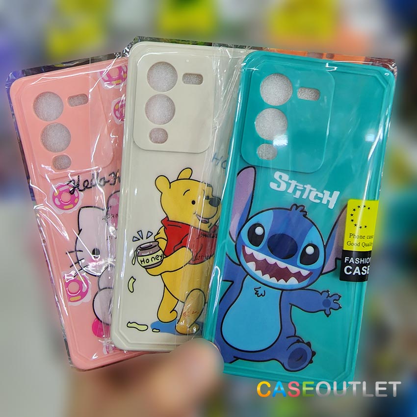 เคส Vivo V27 V25 pro V25pro V27pro V23 5g Y22 การ์ตูน เงา อย่างหนา กันกระแทก ไม่ลอก