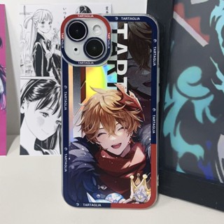 Genshin impact childe Tartaglia เคสโทรศัพท์มือถือแบบใส ลายเกม Two-Dimensional สําหรับ iPhone 14 13 12 11 pro promax x xs xsmax xr 7 8 plus