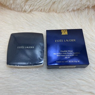 [ฉลากไทย💯]ESTEE LAUDER Double Wear Sip Matte Powder Foundation Spf10 ขนาด 12g