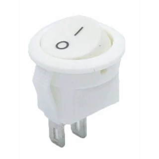 สวิทซ์กลม OFF/ON 2 ขา ขนาด 16/23mm 2 Pin ON-OFF 3A/6A 250VAC 6A/10A 125VAC