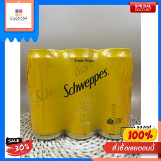 ชเวปส์ โทนิค วอเตอร์ 330 มล. 6 กระป๋องEau tonique Schweppes 330 ml 6 canettes