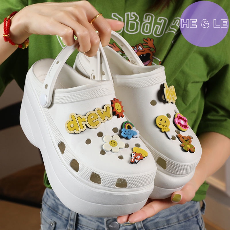 รองเท้าส้นสูง 10 เซนติเมตร พื้นหนา diy สําหรับผู้หญิง
