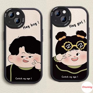 เคสสำหรับ VIVO Y16 Y22 Y22S T1 Y55 Y75 Y33S Y21S Y21A Y21 Y33T Y21T Y53S Y51 Y51A Y31 Y20 Y20i Y12S Y12A Y20s G Y15S Y15A Y30 Y50 Y30i รูปไข่ Big Eye Soft เคสโทรศัพท์ Motif Catch My Eye