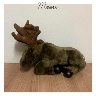 ตุ๊กตากวางมูส  Moose Stuffed Plush Animal  ตุ๊กตาสัตว์เหมือนจริง WILD REPUBLIC Moose Plush, Stuffed Animal, Plush Toy