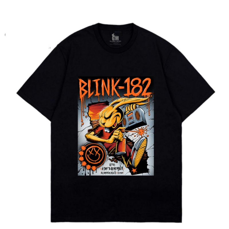 Blink182 เสื้อยืดผู้ชาย | Blink182. เสื้อยืดวงดนตรีมิวสิค