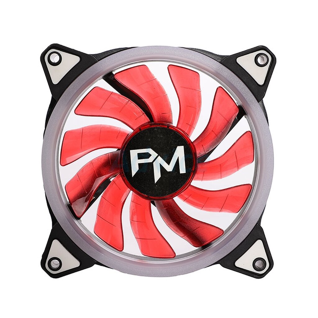 ⚡️กรุงเทพฯด่วน1ชั่วโมง⚡️ CASE FAN (พัดลมเคส) POWER MONSTER LED COOLING FAN A120 (ฟ้า/เขียว/แดง/ขาว) ไฟ LED สวยๆ