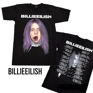 เสื้อยืด BILLIE EILISH เสื้อยืดวงร็อค บิลลิ ไอลิช เสื้อวง เสื้อยืด BILLI เสื้อวินเทจ