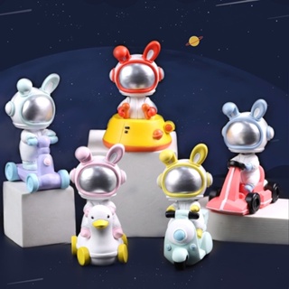 พร้อมส่ง ตุ๊กตาเขย่าหัวติดหน้ารถ Space Traveller Blind Box Creative Trend Play  Decompression Toy Gift