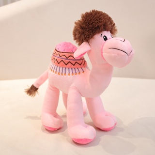 Camel ตุ๊กตาอูฐทะเลทราย สีชมพู น่ารัก ของขวัญ ของเล่นสําหรับเด็ก