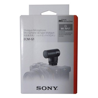 Sony ECM-G1 Compact Shotgun Microphone - MI Shoe Connectivity for Sony Cameras