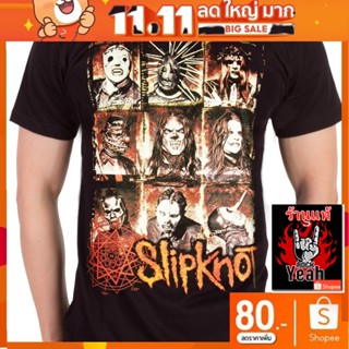 เสื้อวง Slipknot เสื้อยืดลาย สลิปน็อต เสื้อคอฟิต แฟชั่น เสื้อวินเทจ RCM1289