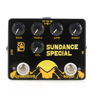 Caline แป้นเหยียบเอฟเฟคกีตาร์ไฟฟ้า DCP-06 Sundance Special Boost Overdrive 2-in-1