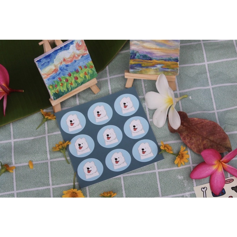 สติกเกอร์ไดคัท (Sticker Dicut) - ซามอยด์