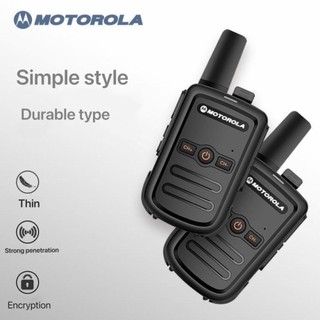 Motorola C51 Mini Two Way Radio Walkie Talkie Long Range 10KM Outdoor 5W 16 Channels UHF (2 sets)