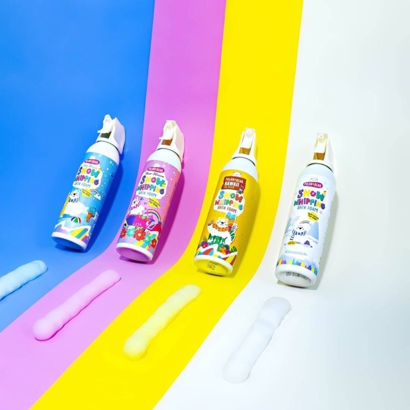 วิปปิ้งโฟม POLARBEAR โฟมฟูมาก วิปปิ้งสโนว์ บาธโฟม 4 in 1 โฟมนุ่ม Snow Whipping Bath Foam - รูปที่ 6