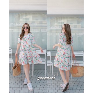 🌈🌿🌺🌸🌼❤️🧡🇰🇷 Floral Mini Dress