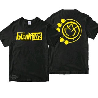 Kaos Blink182 A NEW ERA เสื้อยืดลําลอง แขนสั้น คอกลม พิมพ์ลาย Blink182 kaos band blink 182 pop punk Greenday sum41 เรียบง่าย