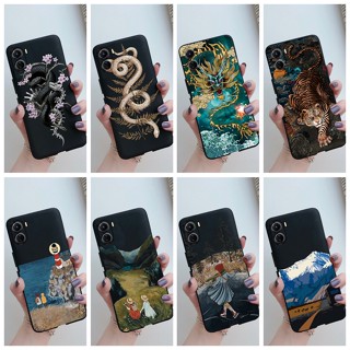 เคสโทรศัพท์มือถือ ซิลิโคนนิ่ม ปิดด้านหลัง แบบป้องกัน ลายการ์ตูน สีดํา หรูหรา สําหรับ VIVO Y35 4G Y16 Y02S Y22 Y22S V25 V25E 5G