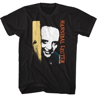Vintage Hannibal Lecter Photo Silent of the Lambs T-Shirt เสื้อสาวอวบ เสือยืดผู้ชาย เสื้อยืดถูกๆ