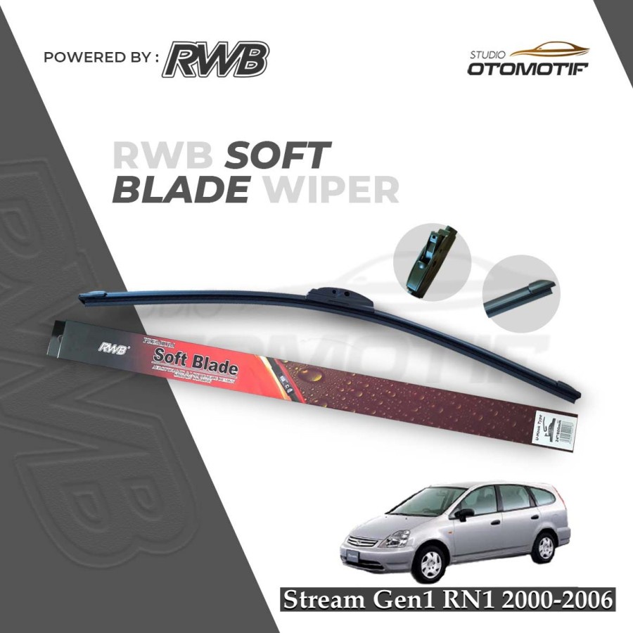 RWB S52 WIPER Stream Gen1 RN1 2000-2006 SOFT FRAMELESS WIPER
