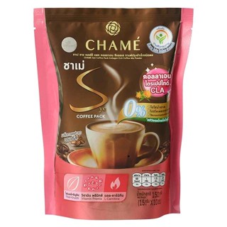 CHAME ชาเม่ ซาย คอฟฟี่ แพค คอลลาเจน ซีแอลเอ กาแฟปรุงสำเร็จชนิดผง 10 ซอง