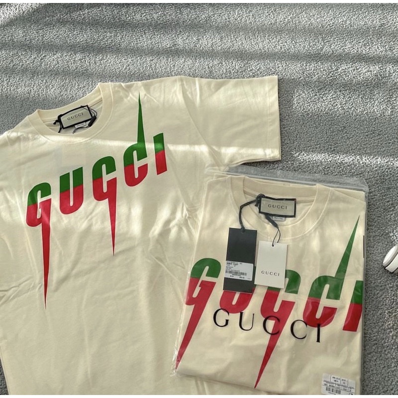 Gucci Blade Logo TShirt Shopee Thailand