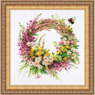 Rio-1456 Wreath with Fireweed ชุดปักครอสติชลิขสิทธิ์แท้ ครอสติชไม่พิมพ์ลาย แบรนด์ Riolis