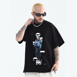 Oversized T Shirt for Men Cotton One piece Anime Tshirt Trendy Short Sleeve Roronoa Zoro Fashionเสื้อยืด