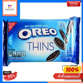 Oreo Thins 286g ( สินค้านำเข้า ) ครีมโอOreo Thins 286g (produit importé) O crème