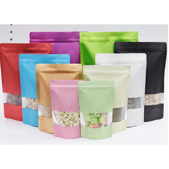 50 ชิ้น ziplock craft colourful ถุงเก็บบรรจุภัณฑ์พลาสติกถุงซิป paperbag ziplock คุกกี้ doorgift