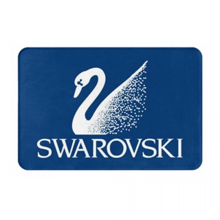 Swarovski (1) พรมเช็ดเท้า ผ้าสักหลาด กันลื่น ดูดซับน้ํา แห้งเร็ว 16x24 นิ้ว สําหรับห้องน้ํา พร้อมส่ง