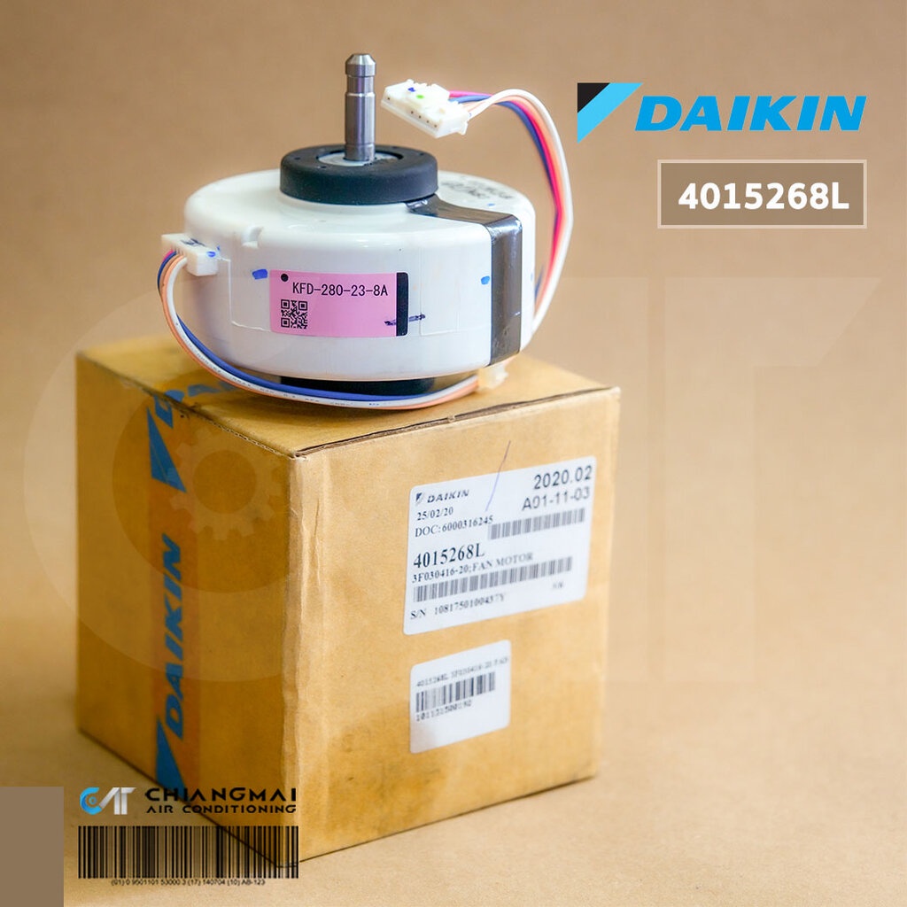 4015268 มอเตอร์แอร์ Daikin มอเตอร์แอร์ไดกิ้น มอเตอร์คอยล์เย็น KFD-280-23-8A 8P 23W 280VDC อะไหล่แอร์ ของแท้เบิกศูนย์