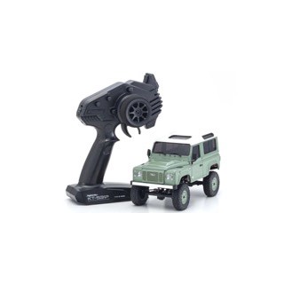 KYOSHO 32527GR MINI-Z 4×4 Series Ready Set Land Rover Defender 90 Heritage Grasmere Green / Alaska White