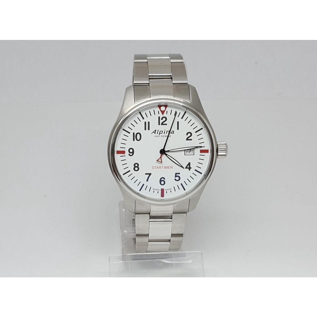 นาฬิกา ALPINA MEN'S AL-240S4S6 STARTIMER PILOT SWISS QUARTZ (สภาพดี)