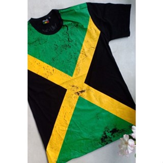 เสื้อยืด JAMAICA full JAMAICA rege rasta bobmarley reggae baju