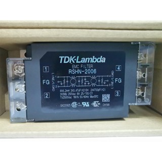 TDK-LAMBDA  NOISE FILTER #RSHN-2006 (6A,250V) [ตัวกรองสัญญาณรบกวน]