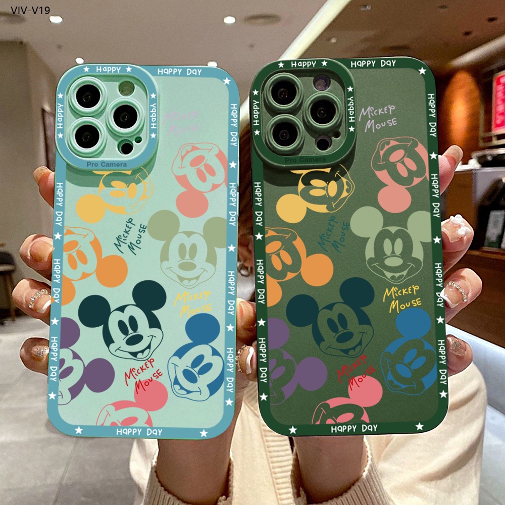 VIVO V19 V17 V15 V11 V11i V9 V5 V5S Lite Neo Pro เคสวีโว่ สำหรับ Case Cartoon Mouse เคสโทรศัพท์ Angel Eyes