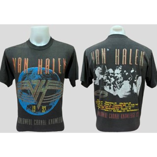 เสื้อวง Rare Vintage Van Halen ลายหน้าหลัง